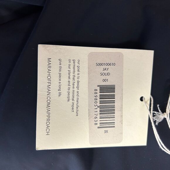 Mara Hoffman Jay NWT Black High Waist Tie-Front Bikini Bottoms Size 3X - Picture 8 of 13